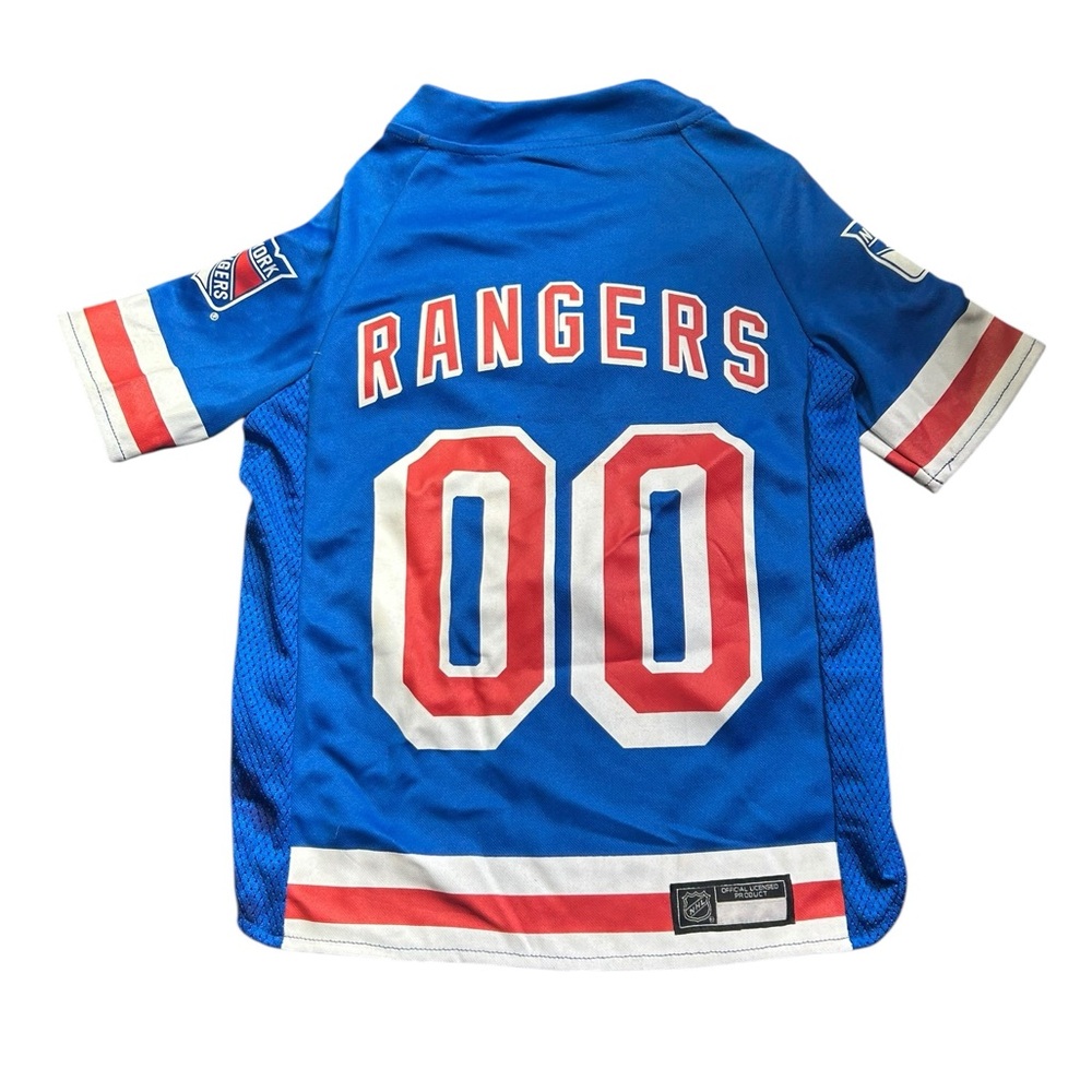NHL NEW YORK RANGERS dog shirt pet jersey size Large NWT